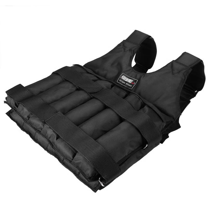 Adjustable Weighted Vest for Running & Training, Fitness Workout Vest for Men & Women with Removable Weights